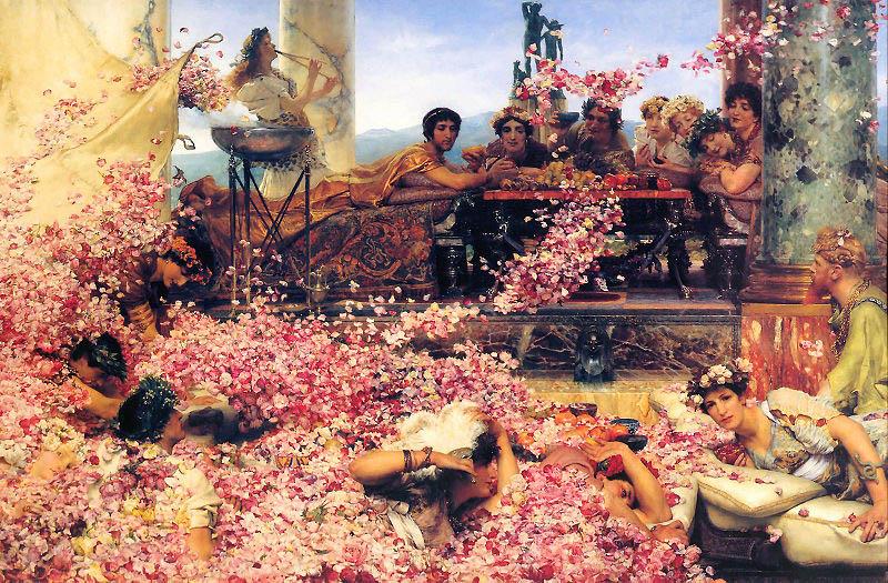 Sir Lawrence Alma-Tadema,OM.RA,RWS The Roses of Heliogabalus